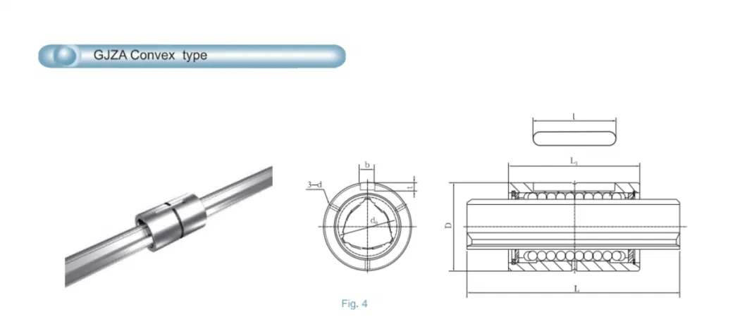 High Quality Linear Guides China Yigong Ball Spline for CNC Machine