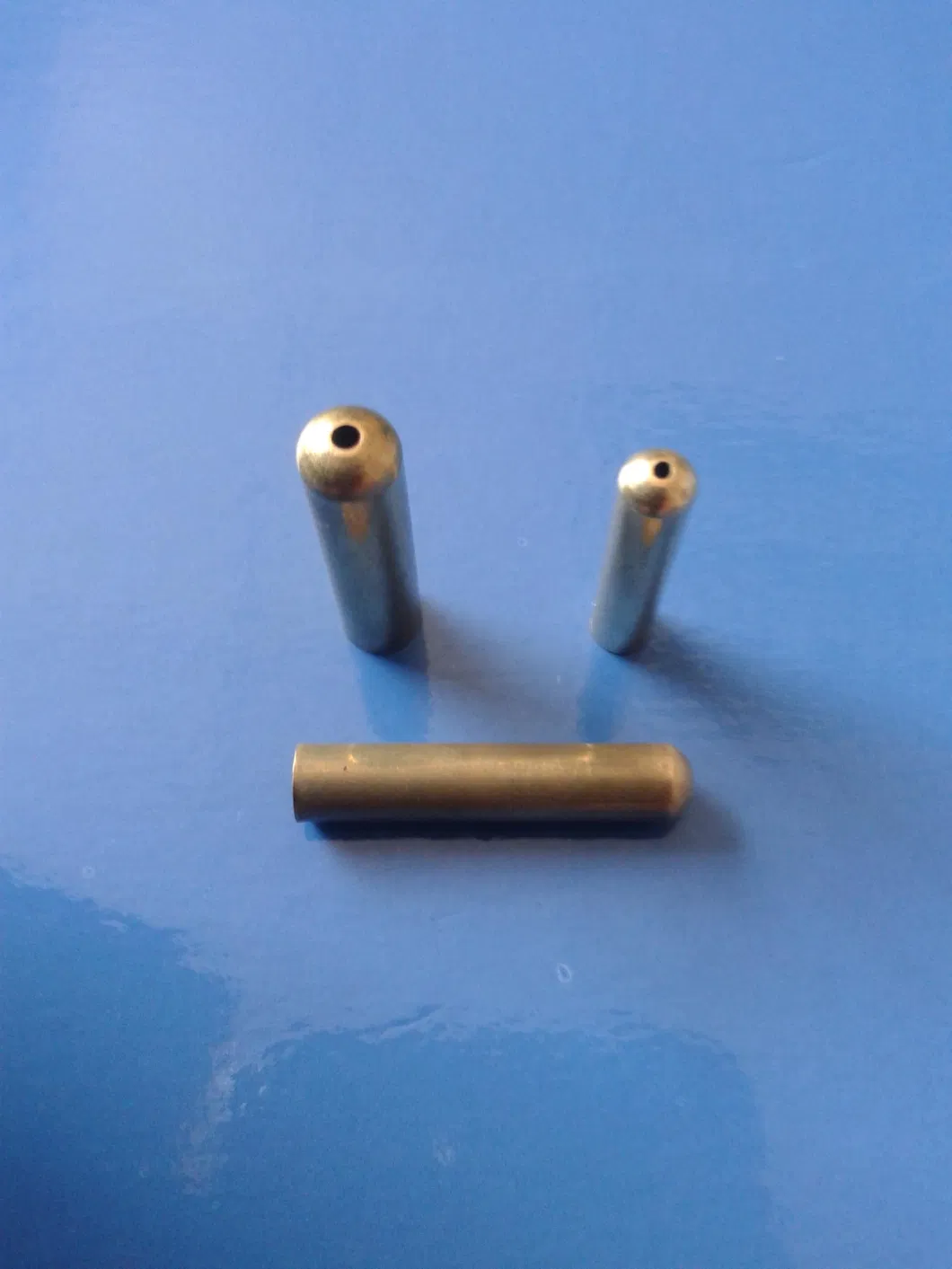 Precision Metal Stamping Parts Taper Head Round Hole Long Tube Pin