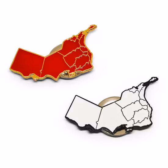 Pin de solapa de esmalte suave con logotipo personalizado de alta calidad al por mayor de fábrica